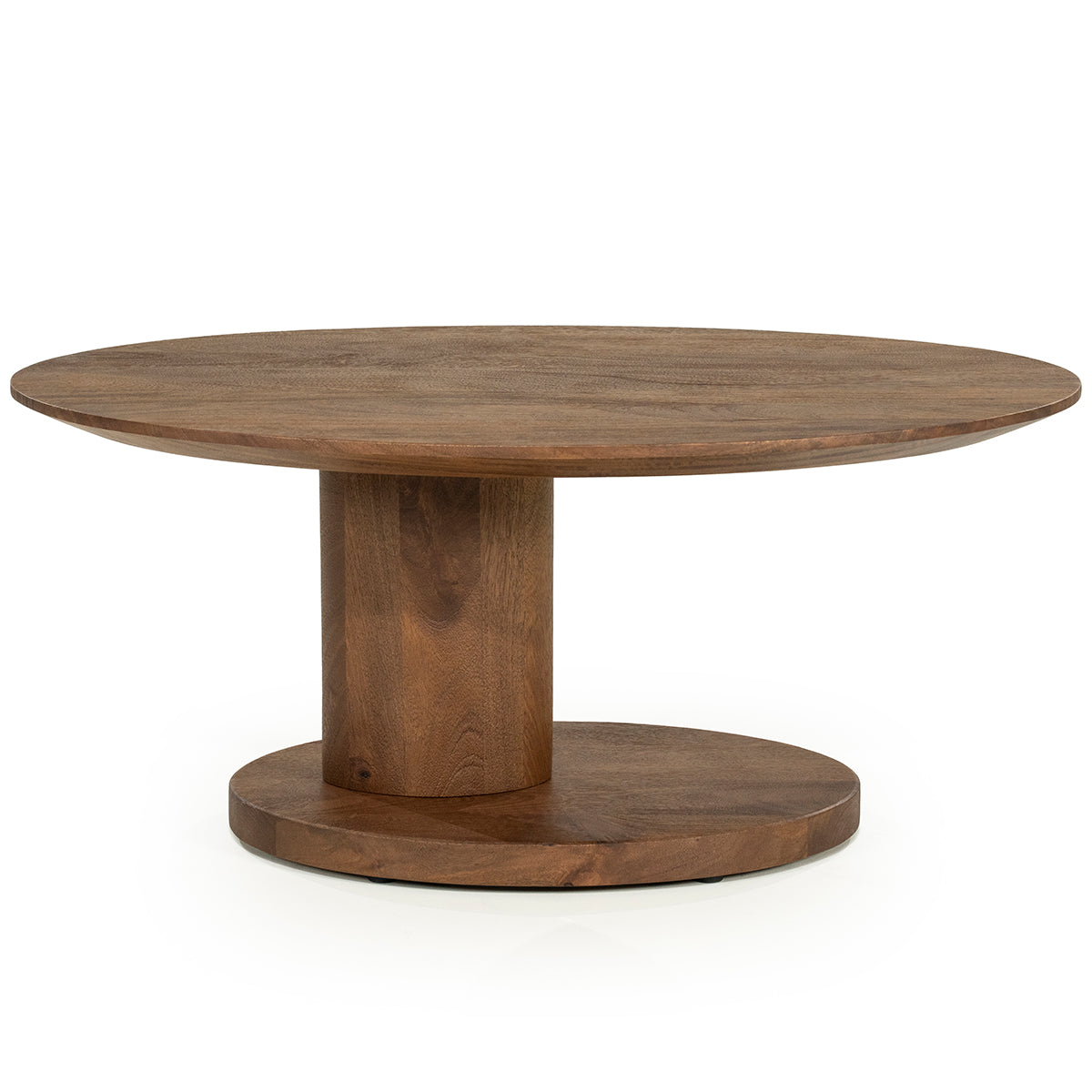 Novia Mango Wood Oval Coffee Table