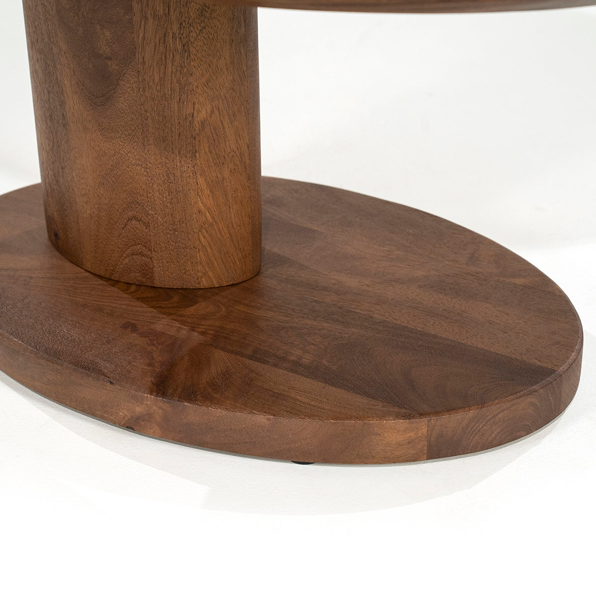 Novia Mango Wood Oval Coffee Table