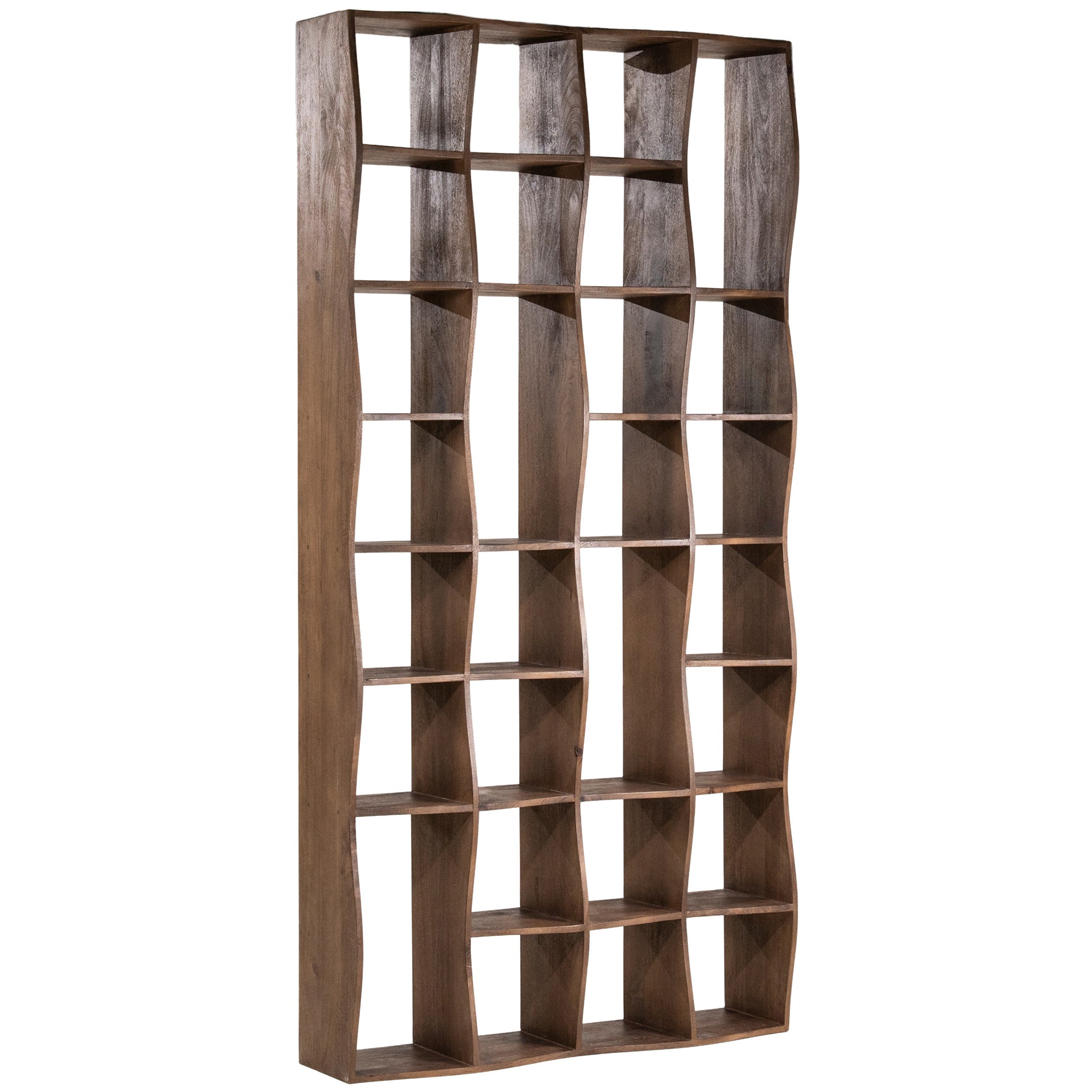 Ozzy Brown Mango Wood Bookcase