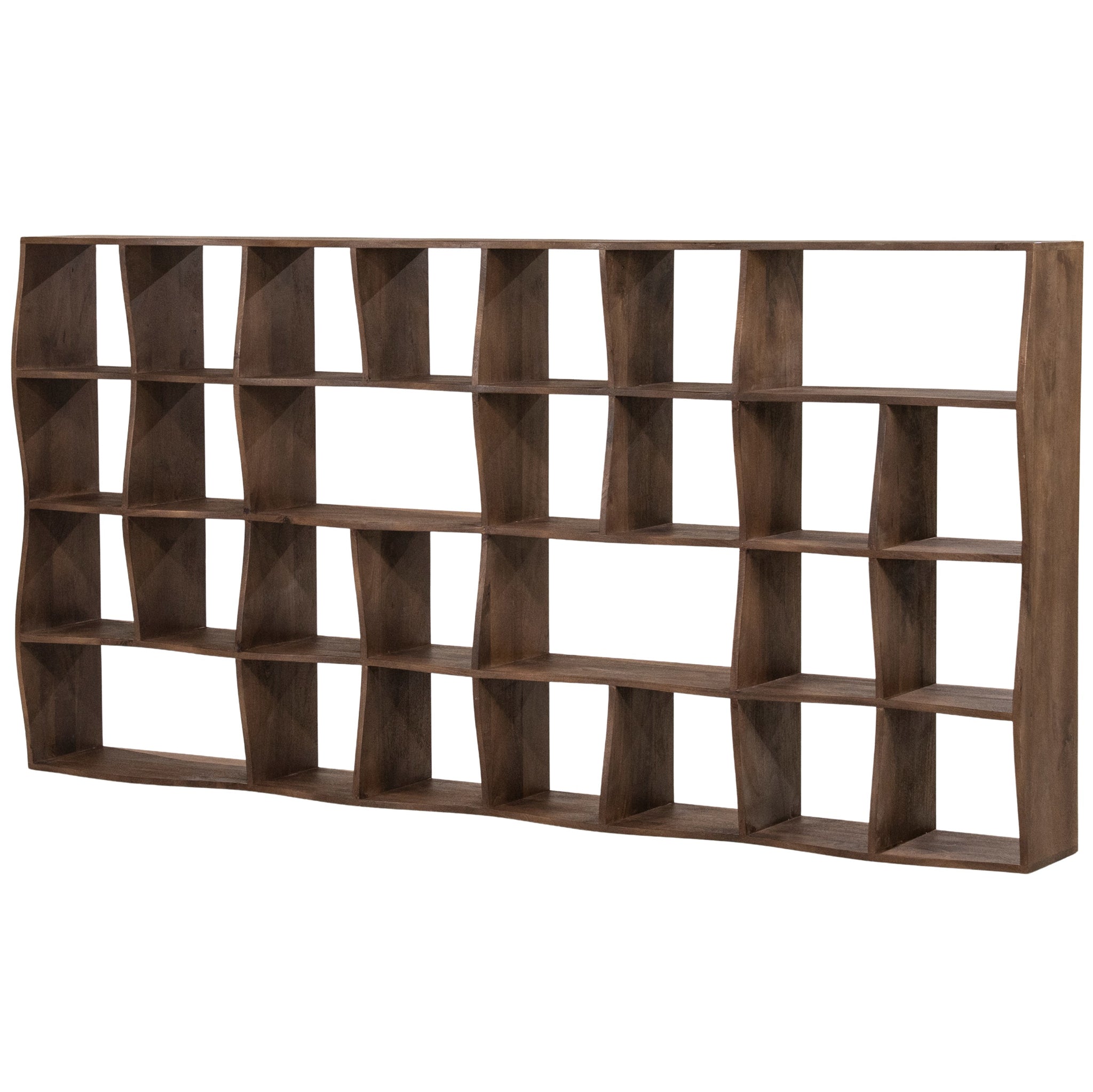 Ozzy Brown Mango Wood Bookcase