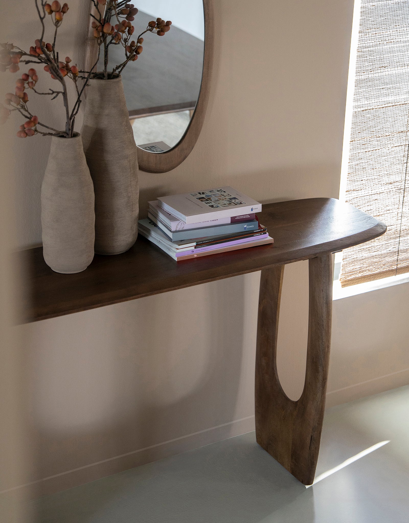 Phoebe Brown Mango Wood Console