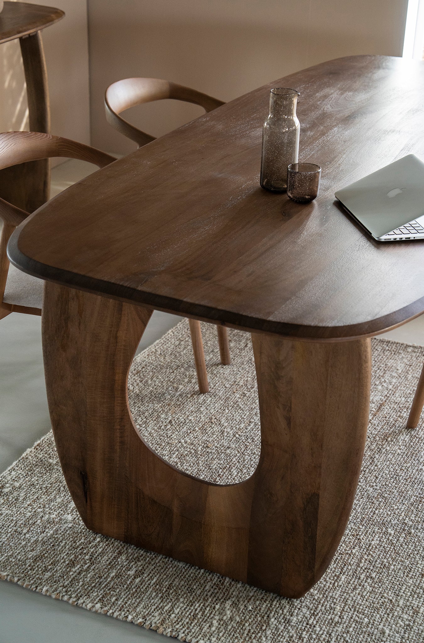 Phoebe Brown Mango Wood Dining Table