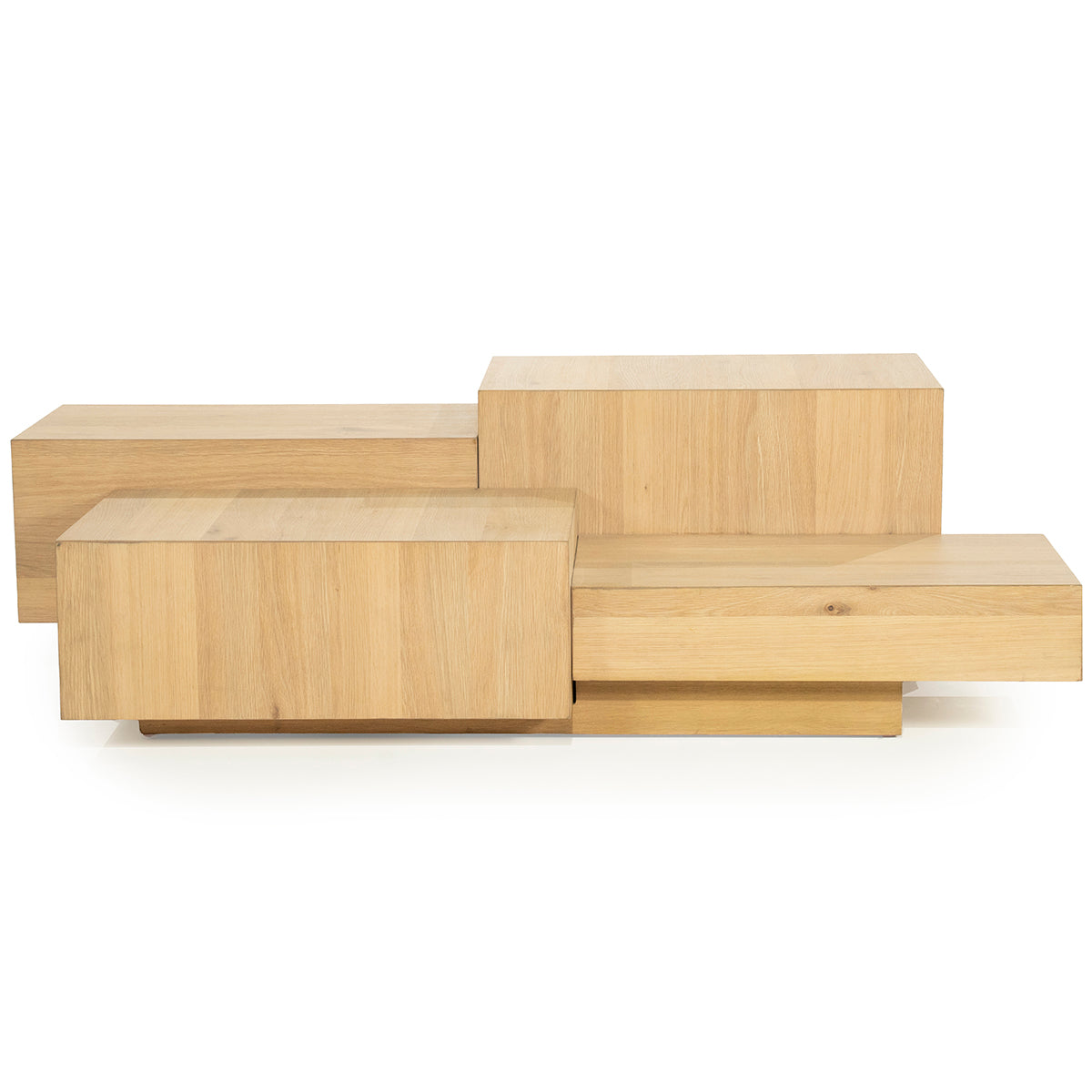 Quinten Oak Wood Rectangular Coffee Table