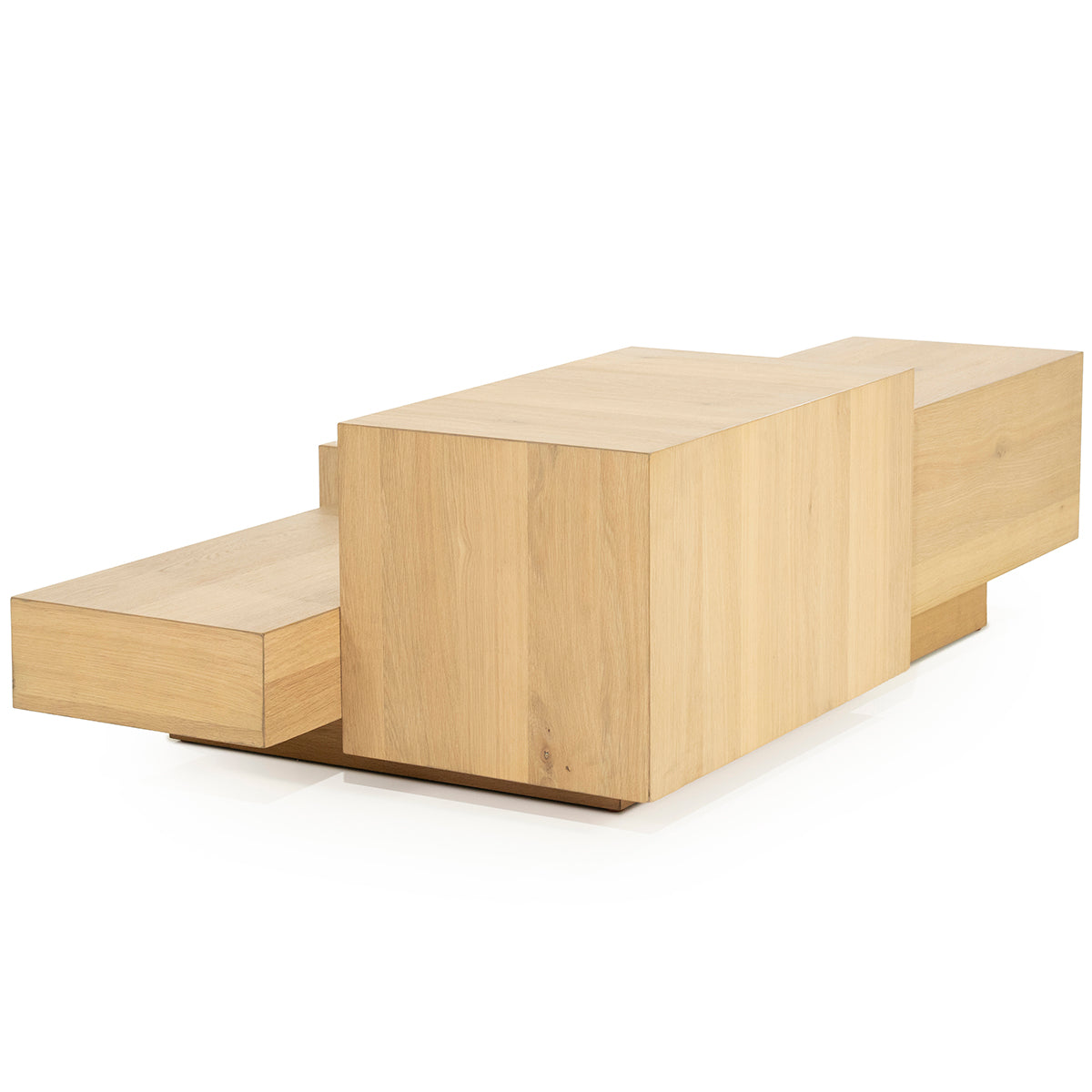 Quinten Oak Wood Rectangular Coffee Table