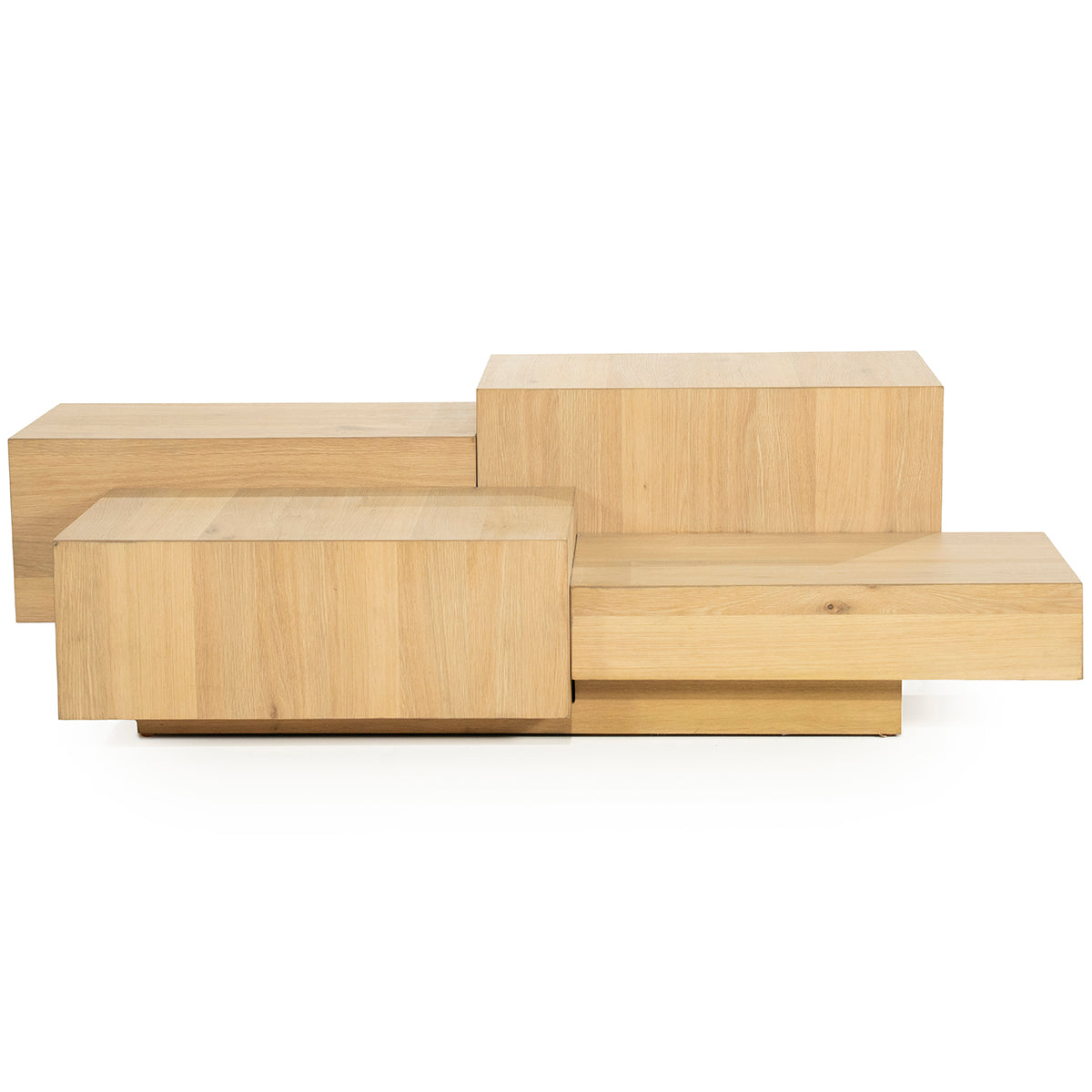 Quinten Oak Wood Rectangular Coffee Table