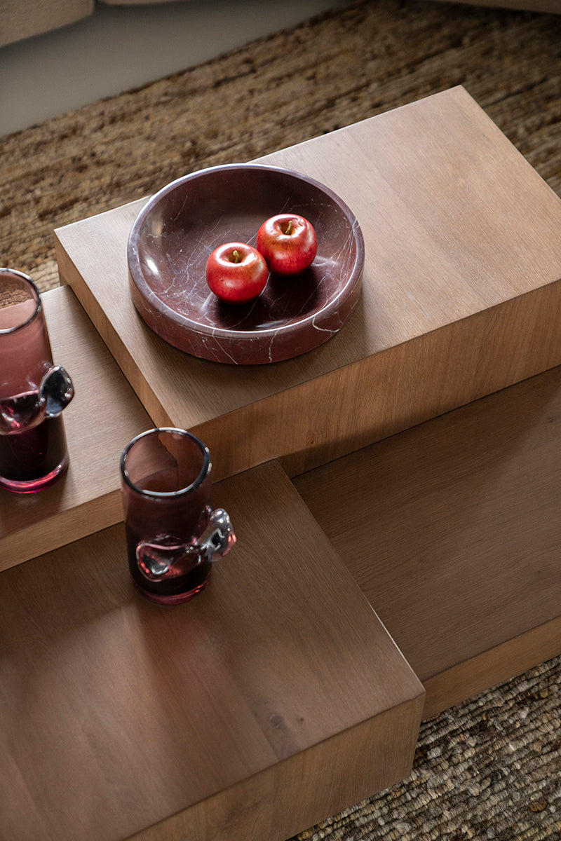 Quinten Oak Wood Rectangular Coffee Table