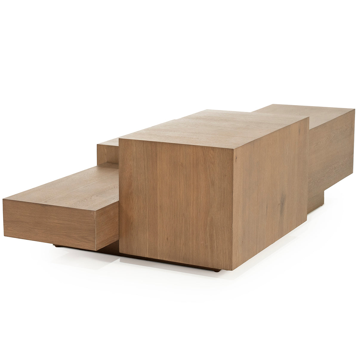 Quinten Oak Wood Rectangular Coffee Table