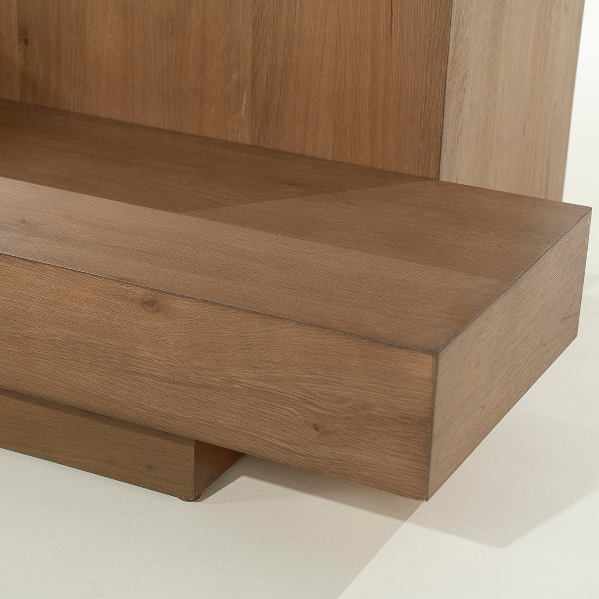 Quinten Oak Wood Rectangular Coffee Table