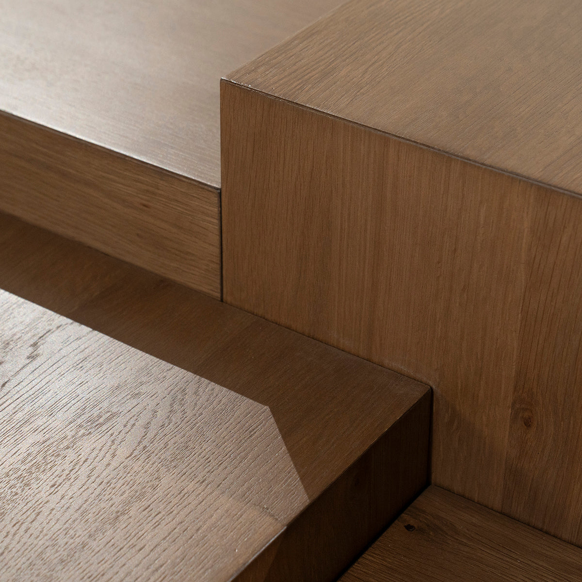Quinten Oak Wood Rectangular Coffee Table