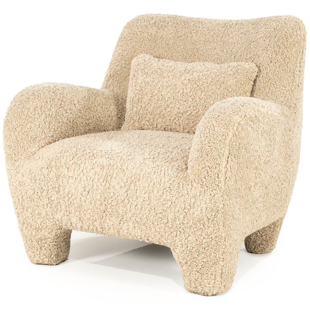Shaun Taupe Sheep Armchair