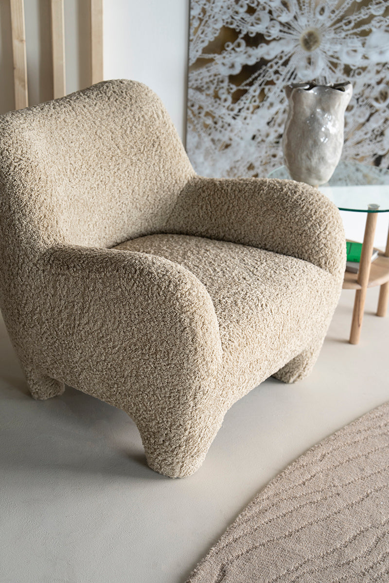 Shaun Taupe Sheep Armchair