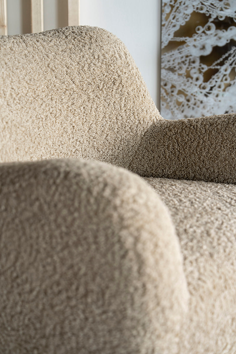 Shaun Taupe Sheep Armchair