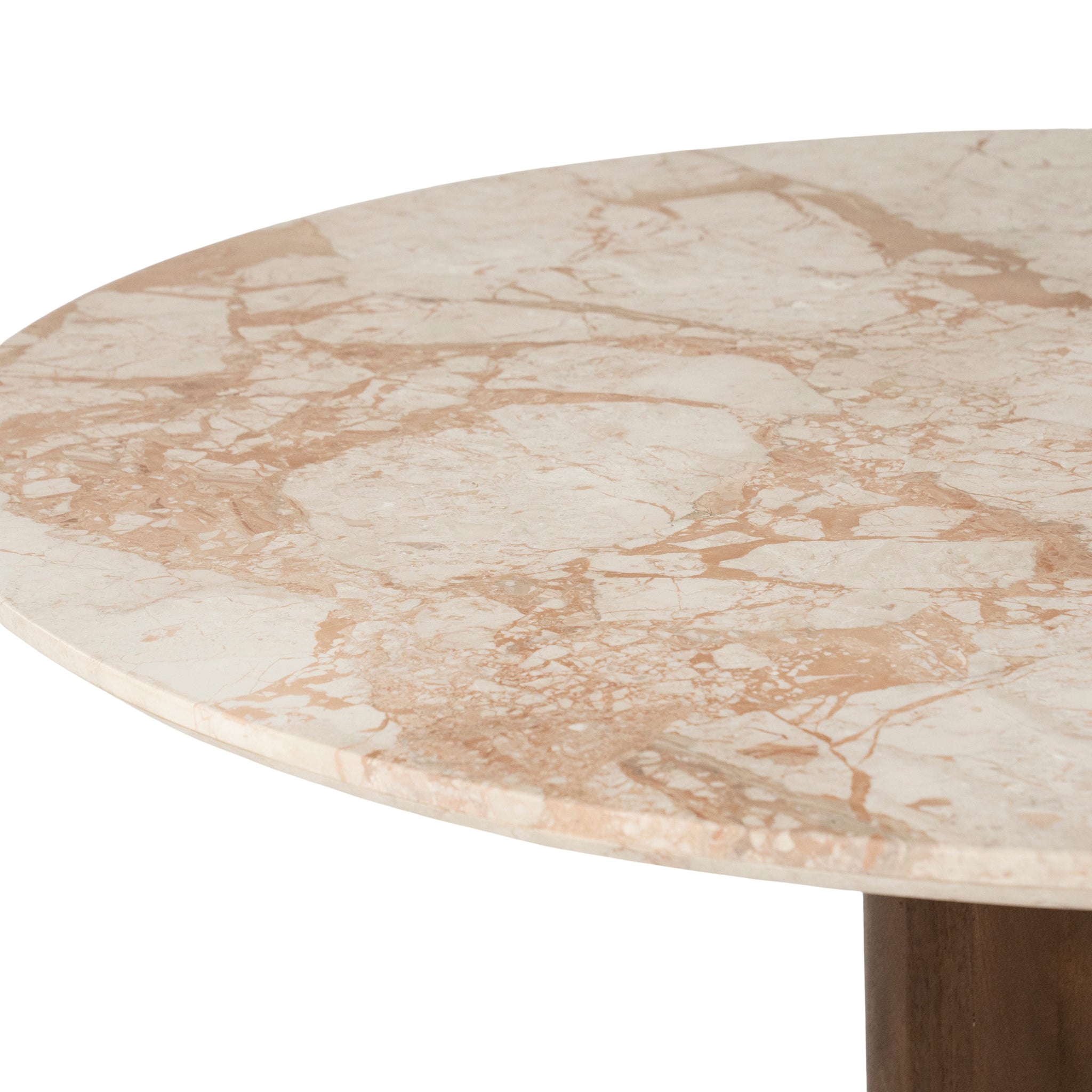 Ted Marble/Mango Wood Dining Table