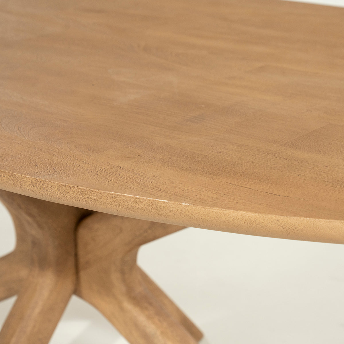 Tycho Mango Wood Oval Dining Table