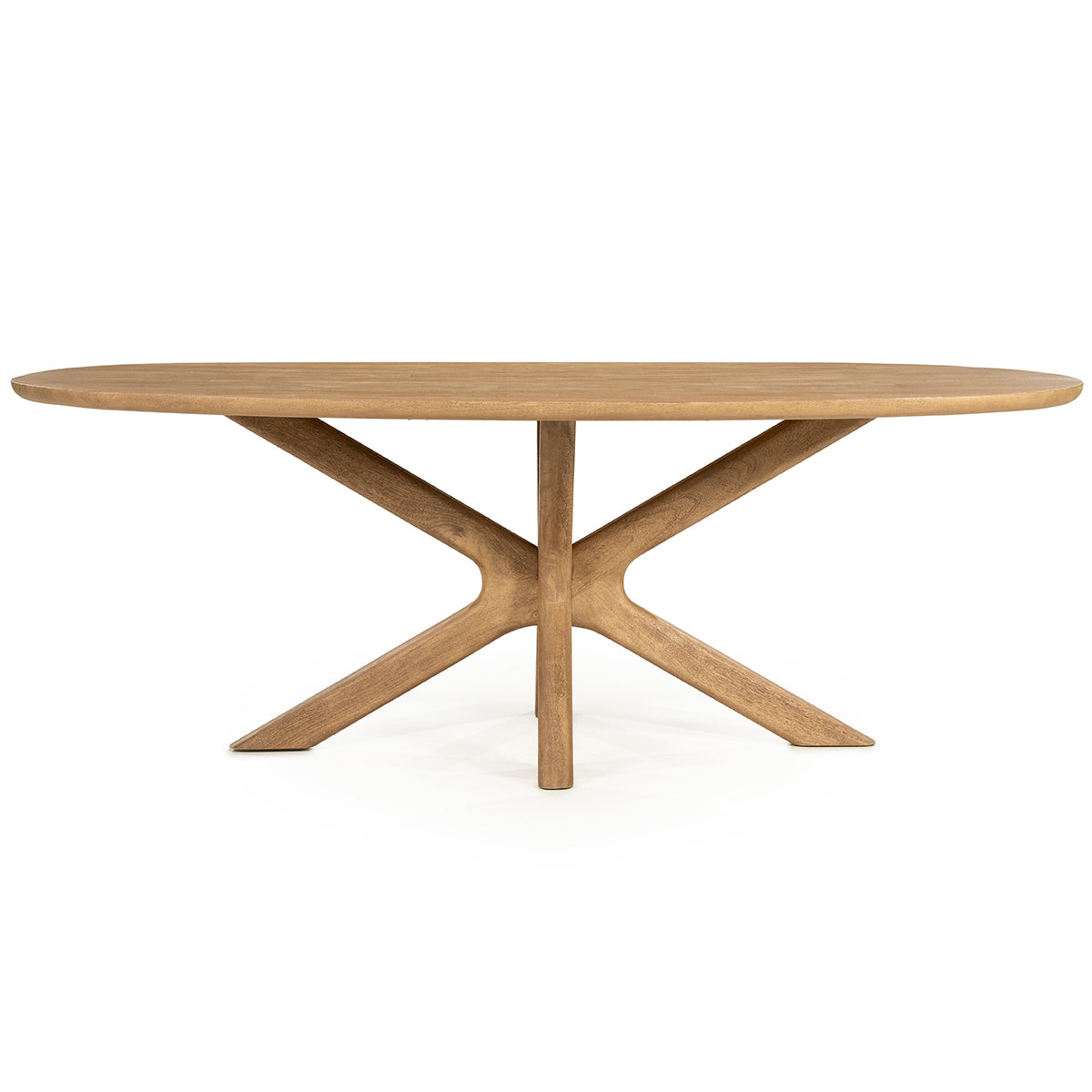Tycho Mango Wood Oval Dining Table