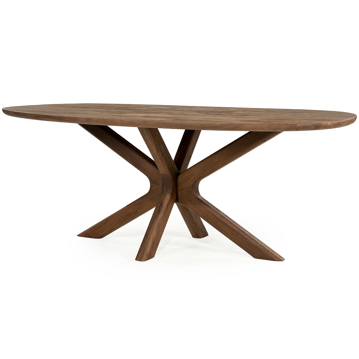 Tycho Mango Wood Oval Dining Table