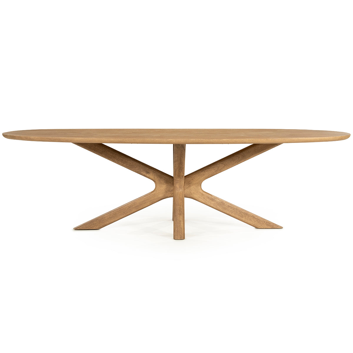 Tycho Mango Wood Oval Dining Table
