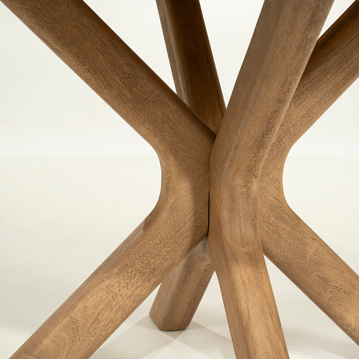 Tycho Mango Wood Round Dining Table