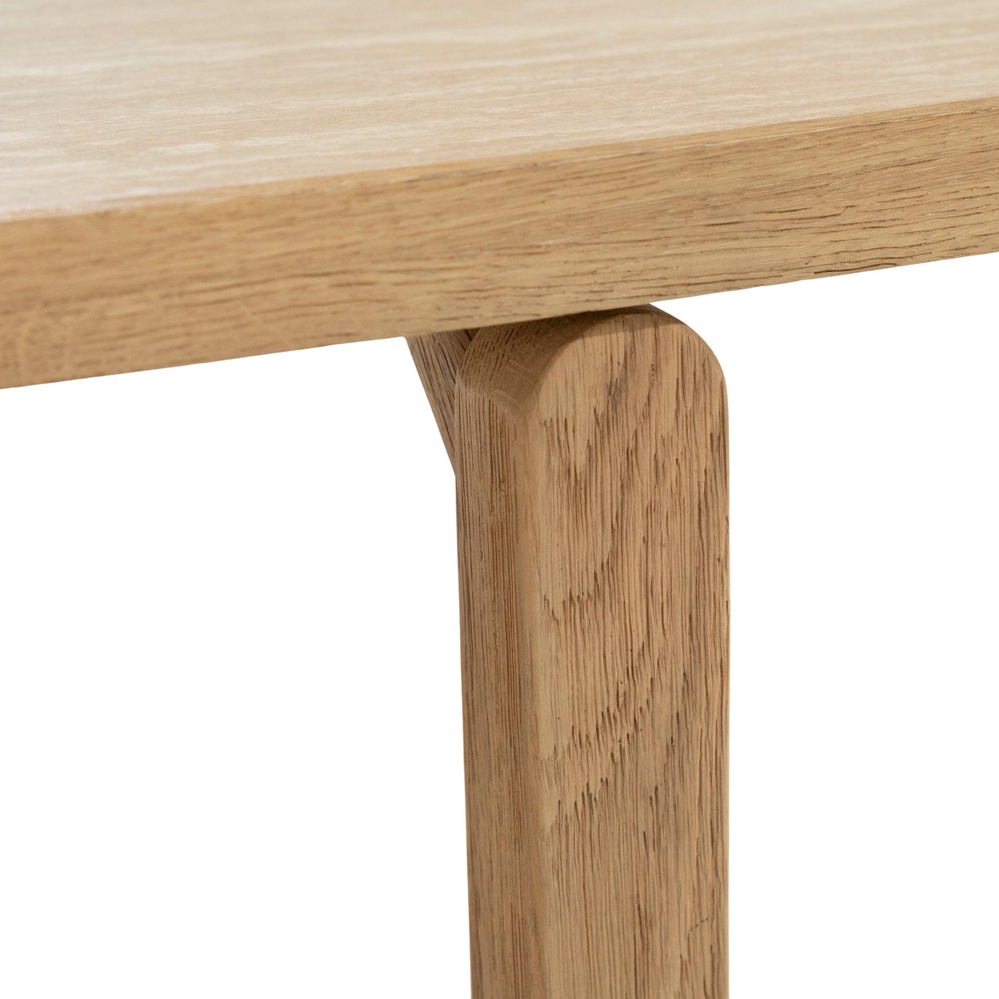 Vidar Travertine/Oak Wood Coffee Table