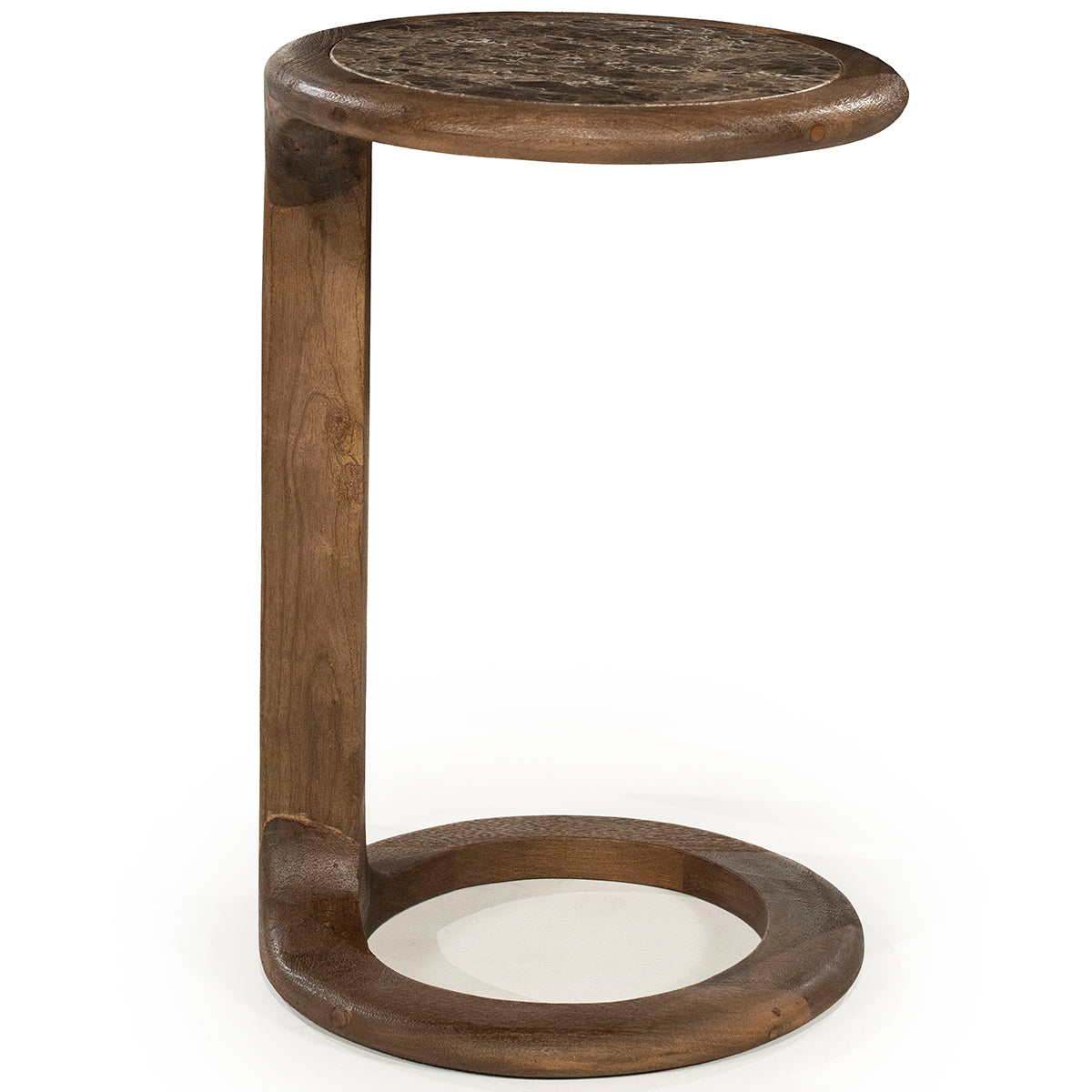 Vito Mango Wood/Marble Side Table
