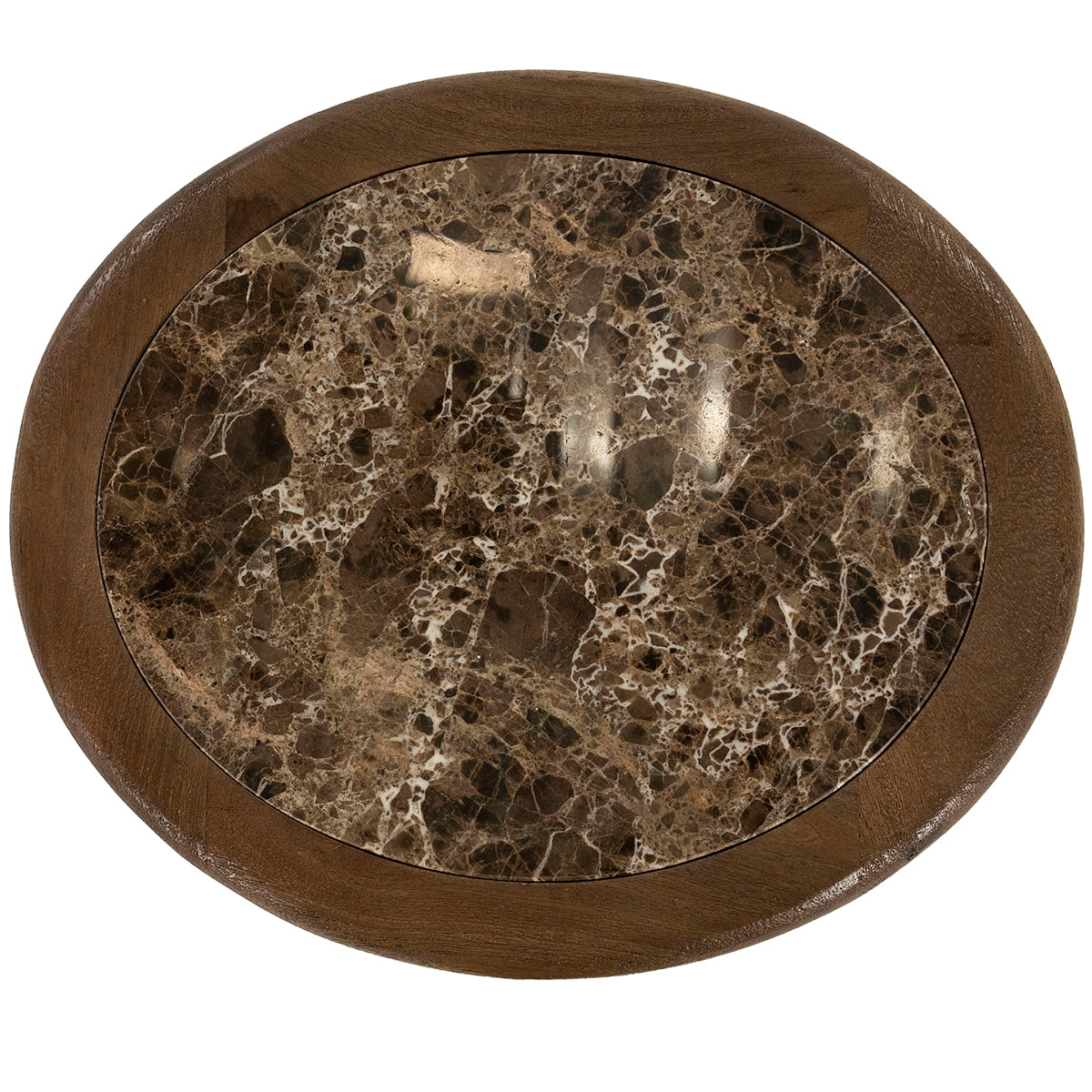 Vito Mango Wood/Marble Side Table