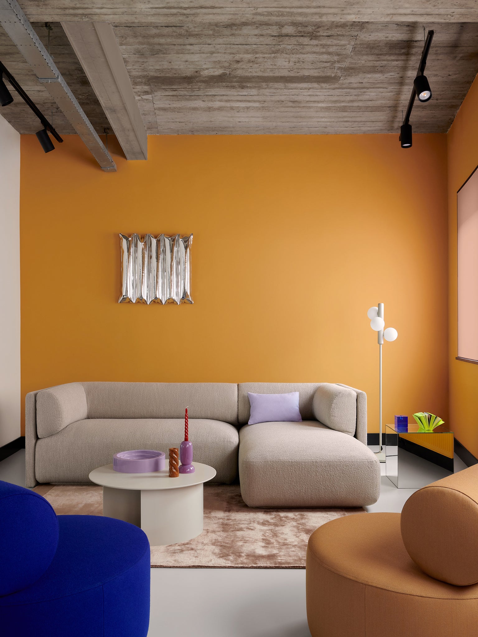 Bolster Corner Longchair Sofa