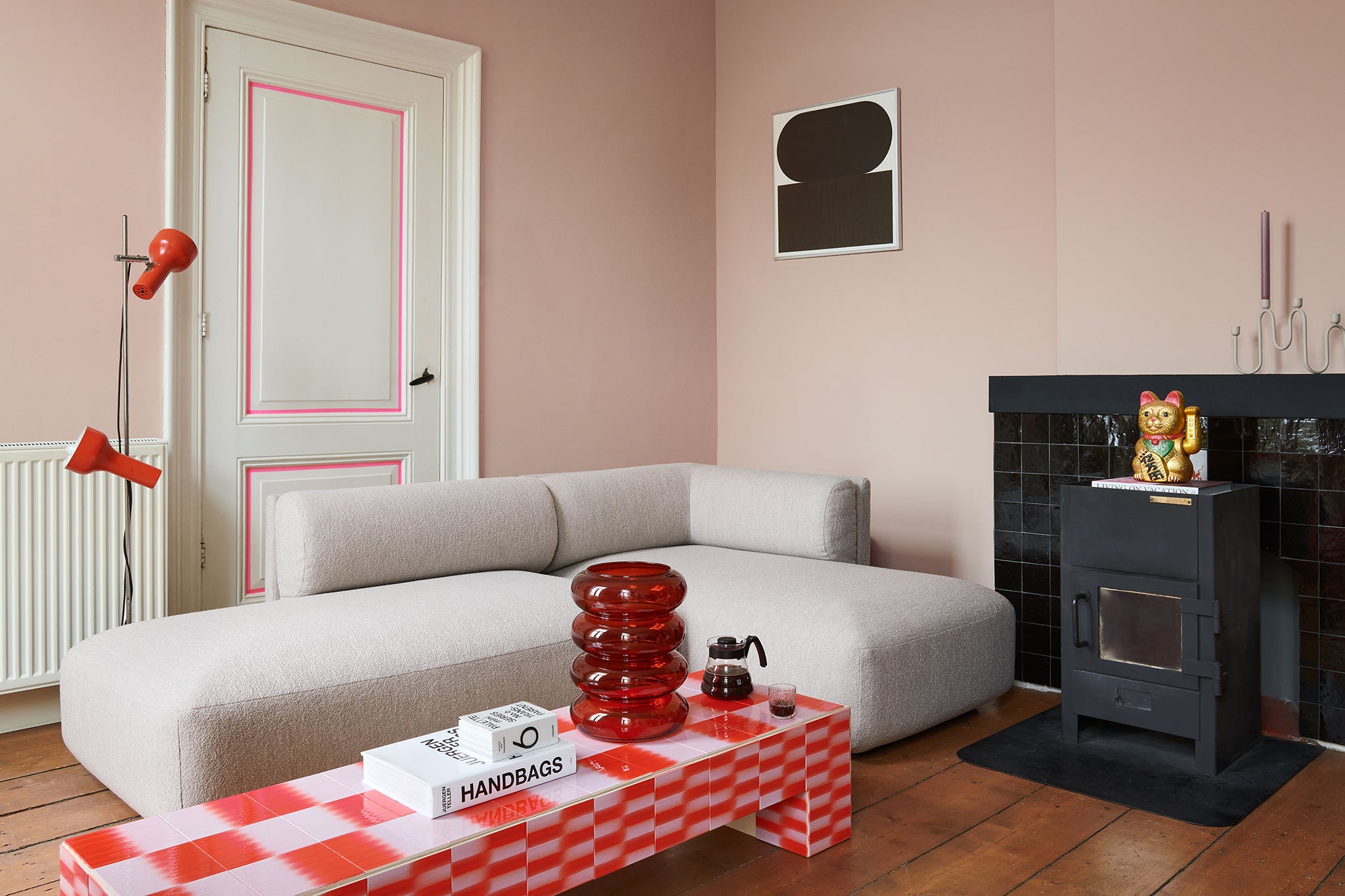 Bolster Corner Longchair Sofa