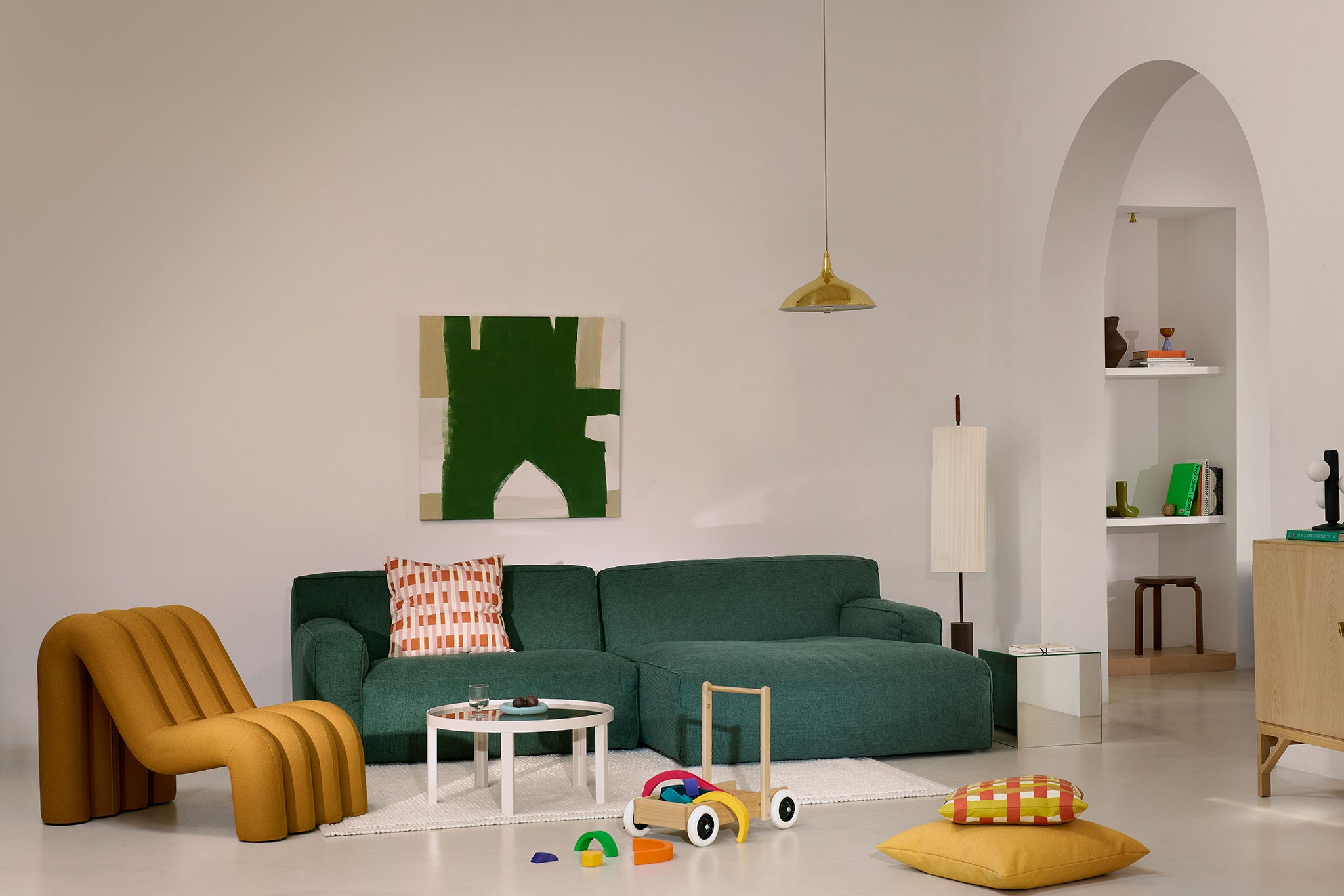 Clay 1.5 Seater Sofa no Arms