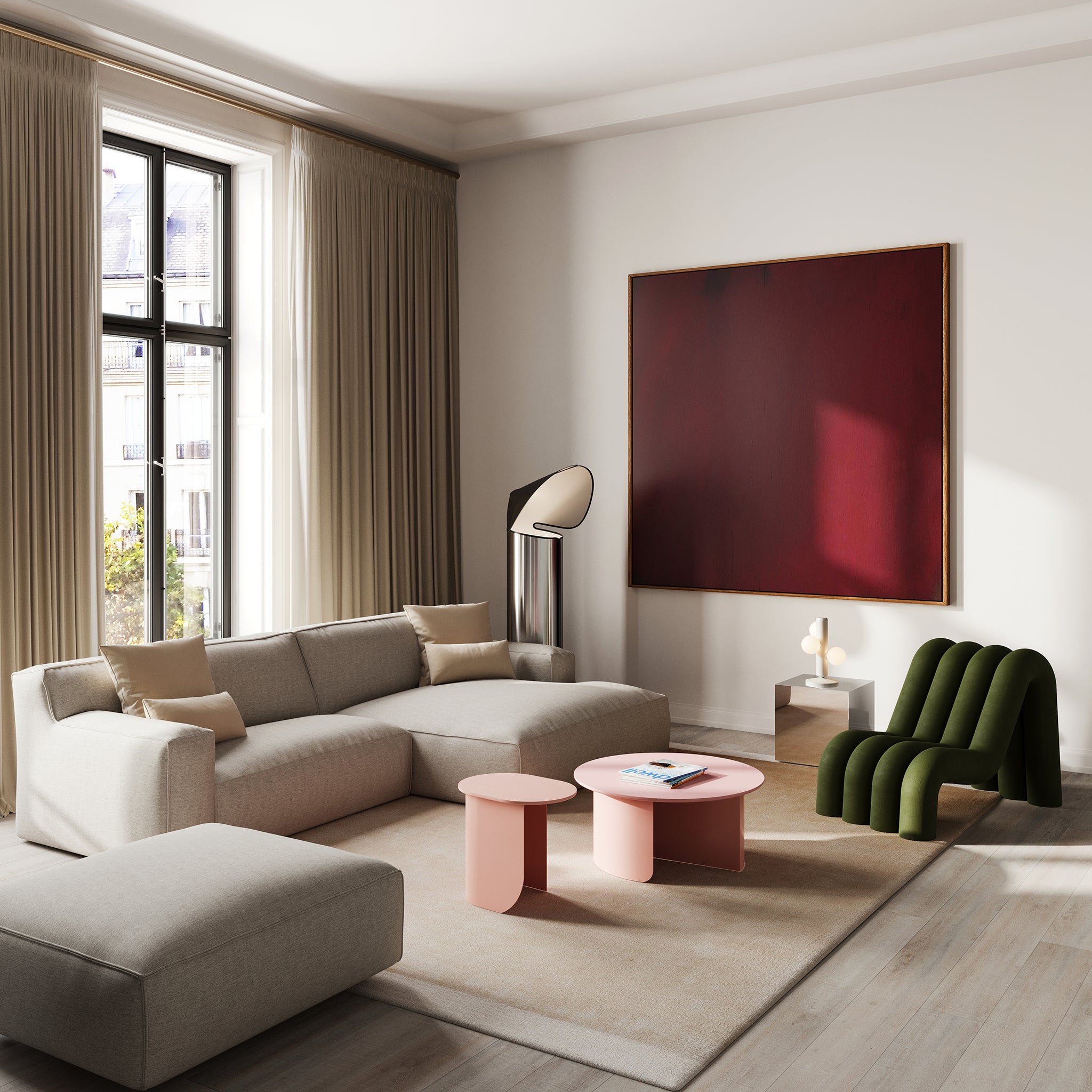 Clay 1.5 Seater Sofa no Arms