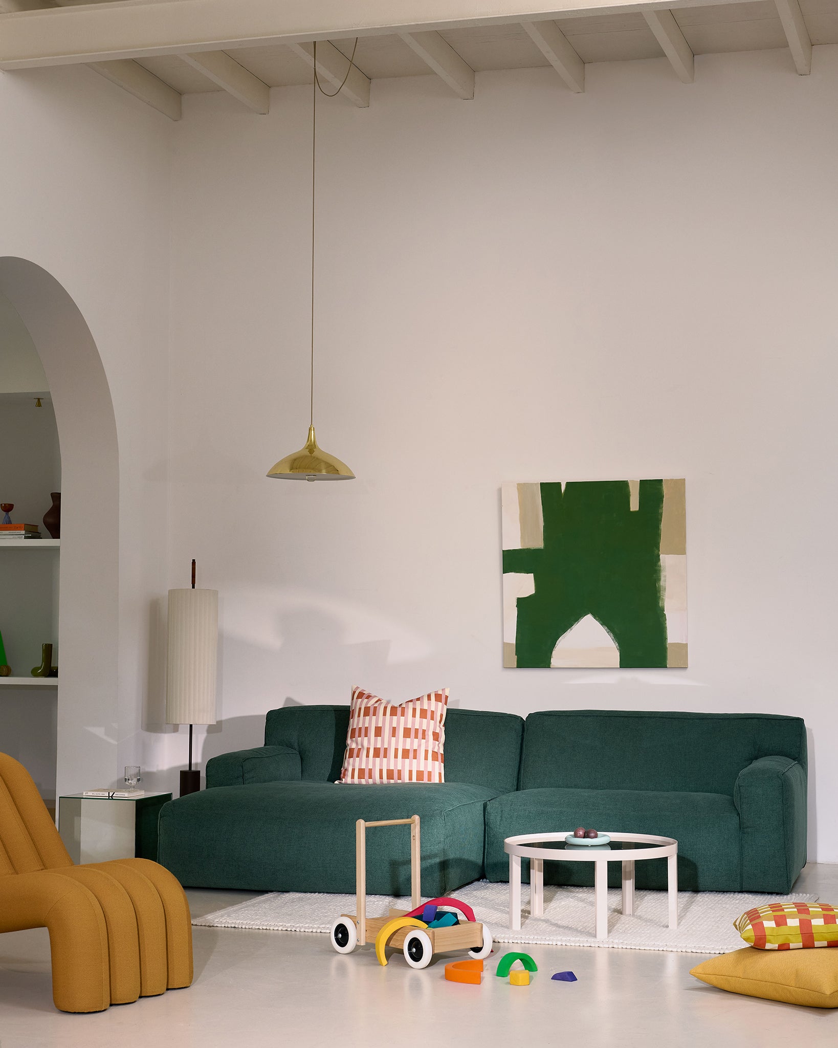 Clay Small Corner Longchair Sofa