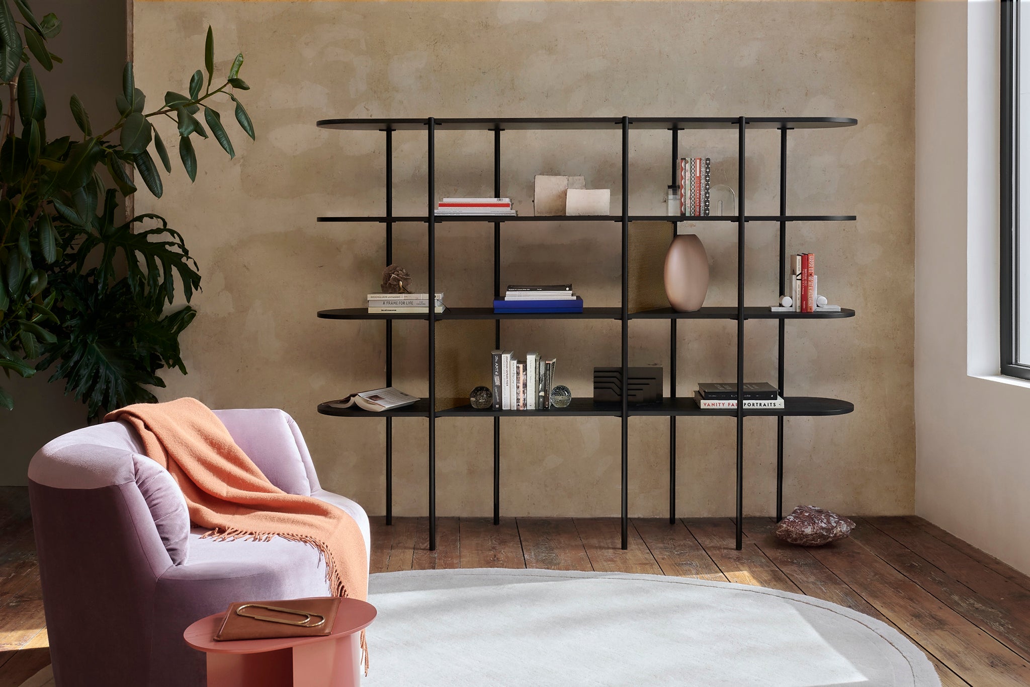 Huf 3 Seater Curved Sofa