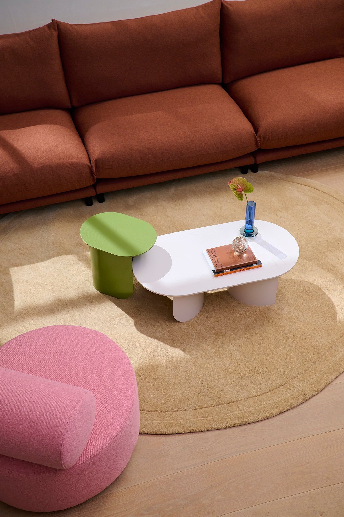 Plateau Sand Low Coffee Table