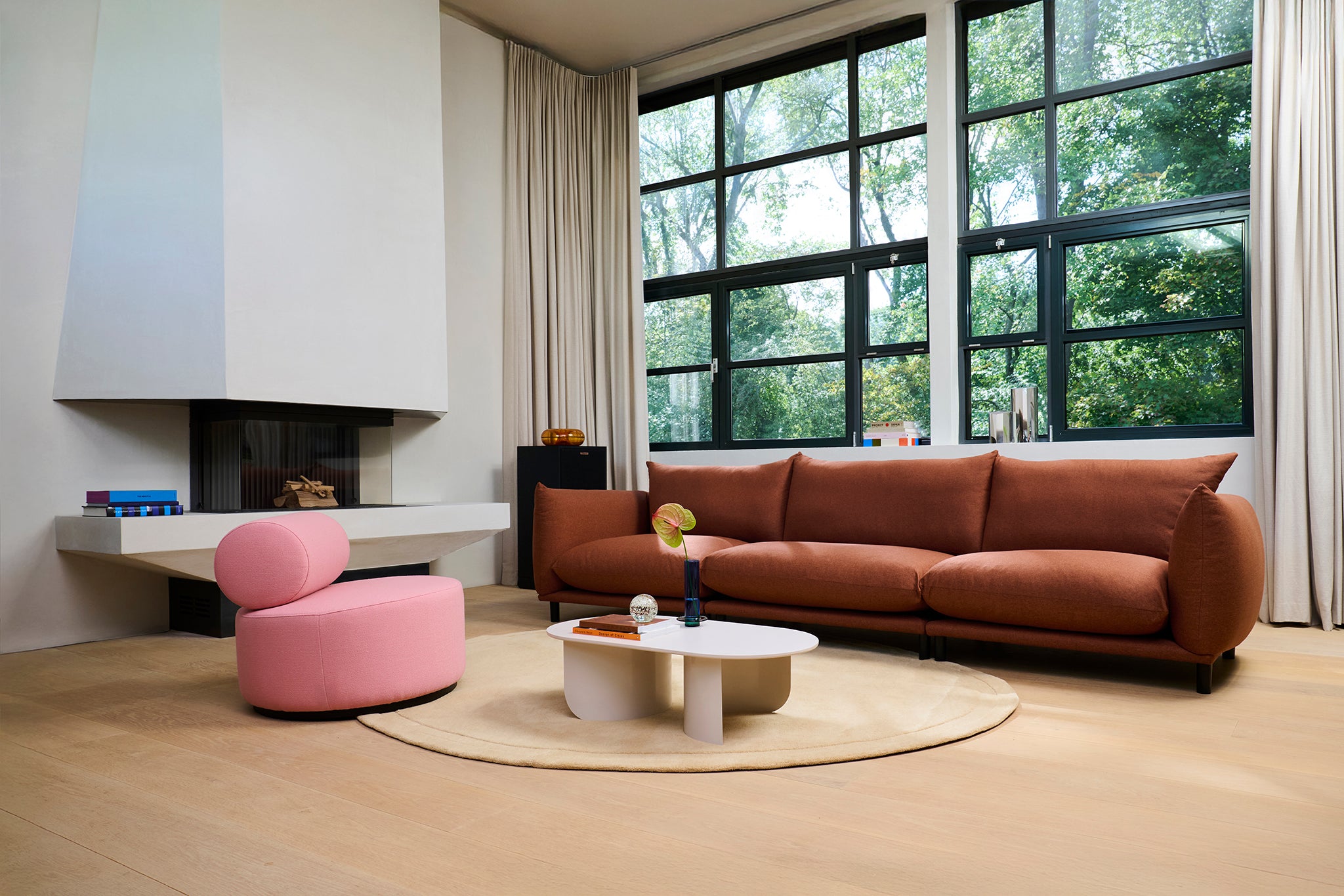 Plateau Sand Low Coffee Table