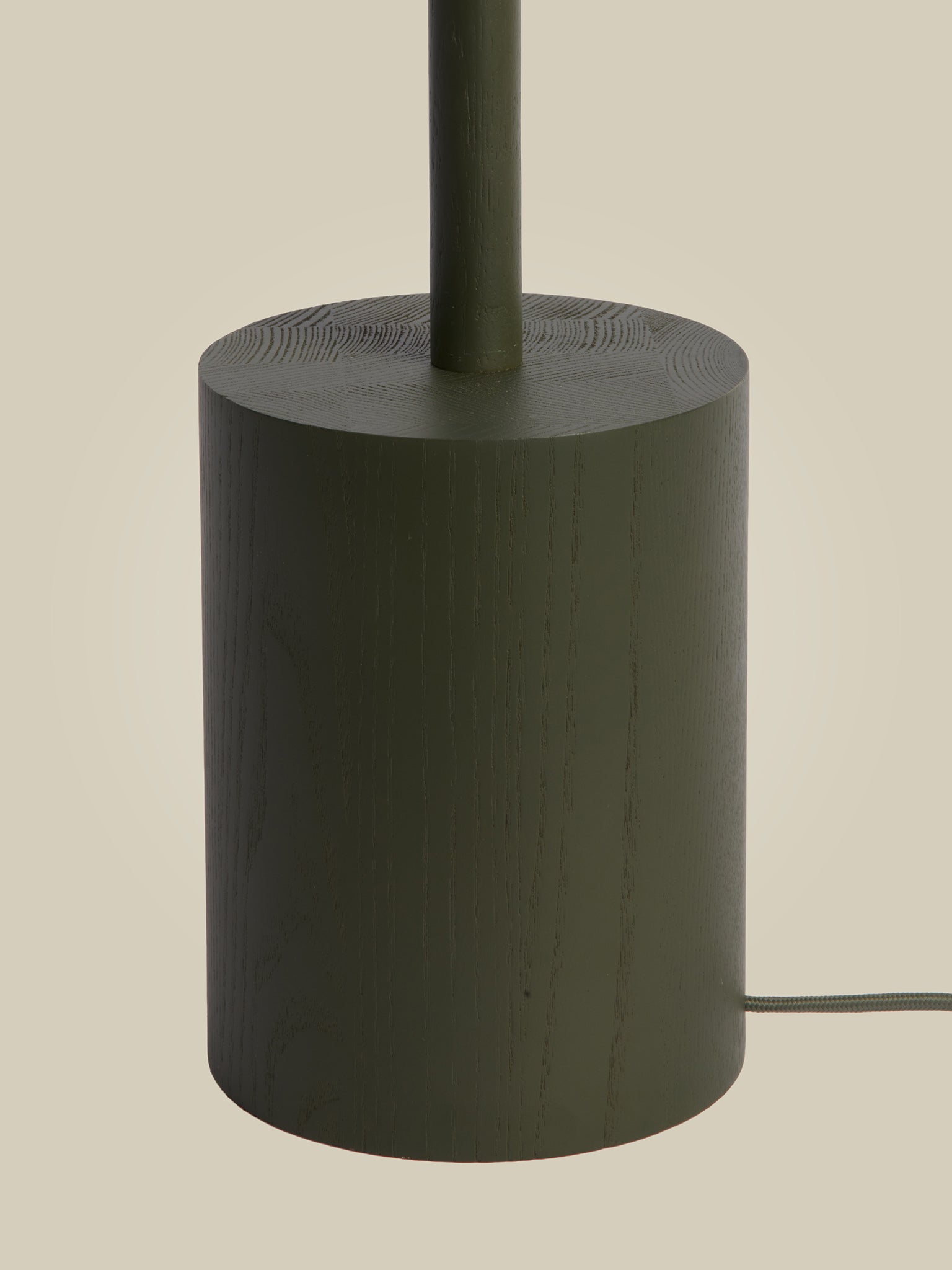 Okinawa Ash Wood 2 Shade Floor Lamp