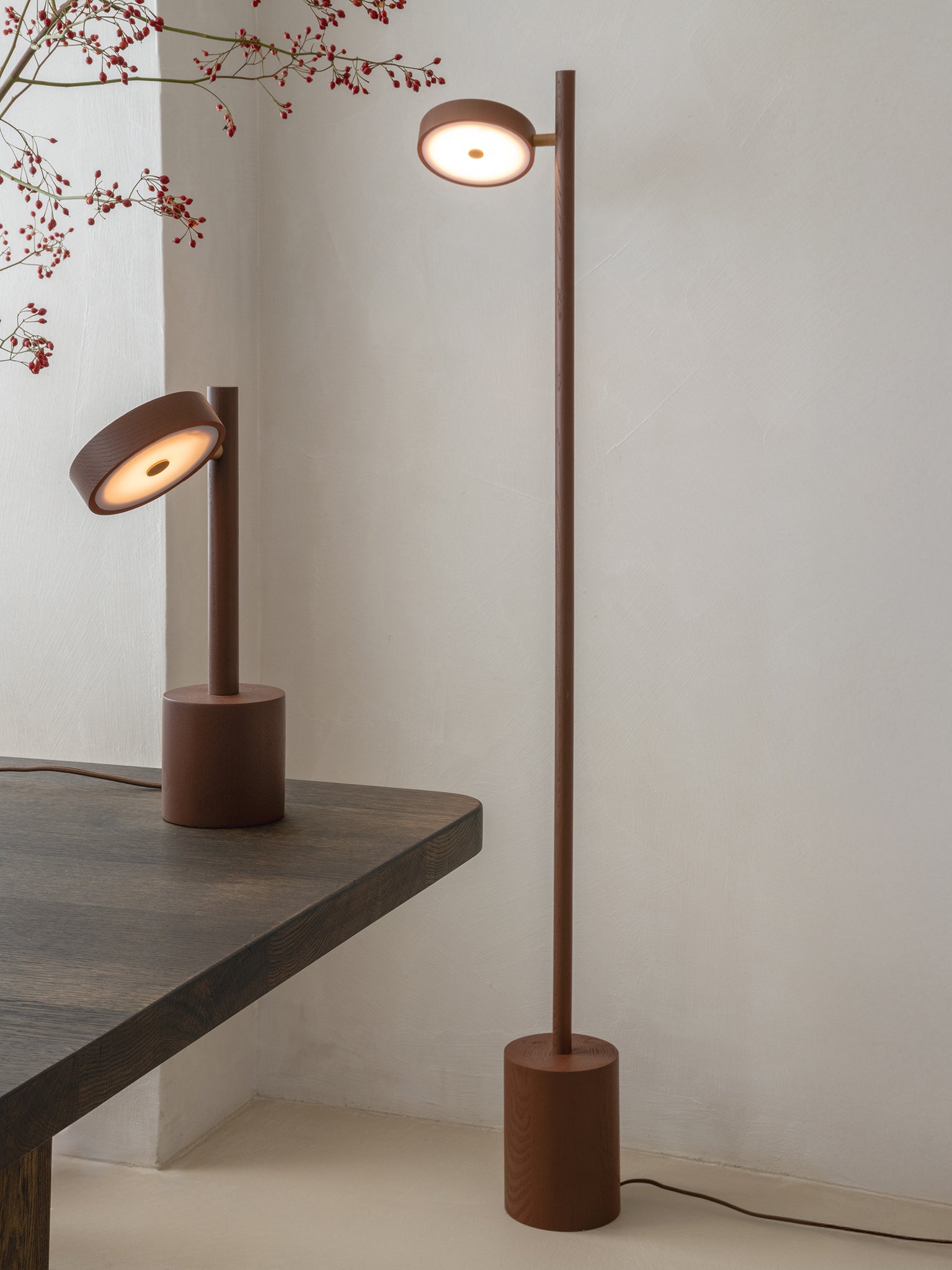 Okinawa Ash Wood Table Lamp