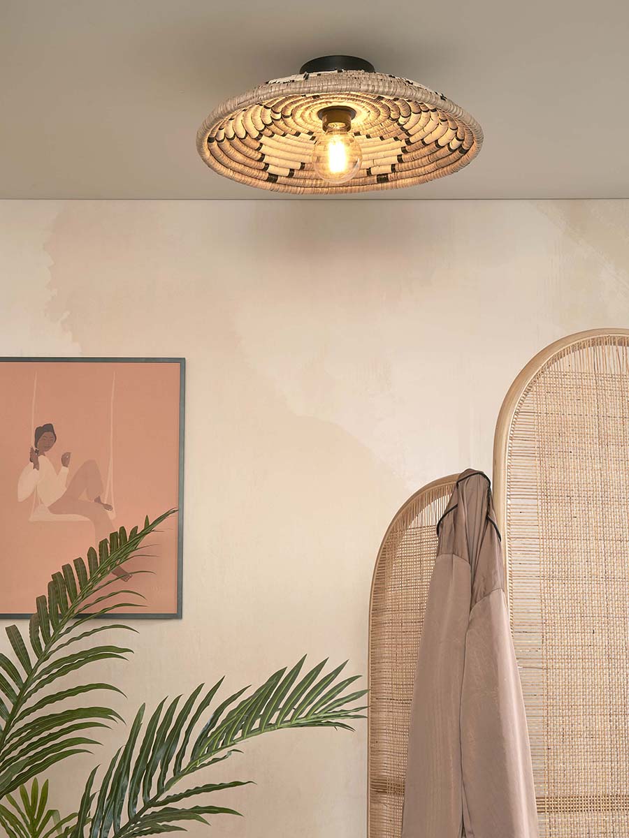 Andros Seagrass Ceiling Lamp - WOO .Design