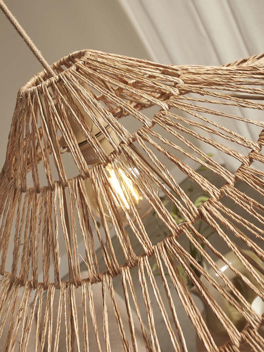 Cuzco Jute Hanging Lamp - WOO .Design