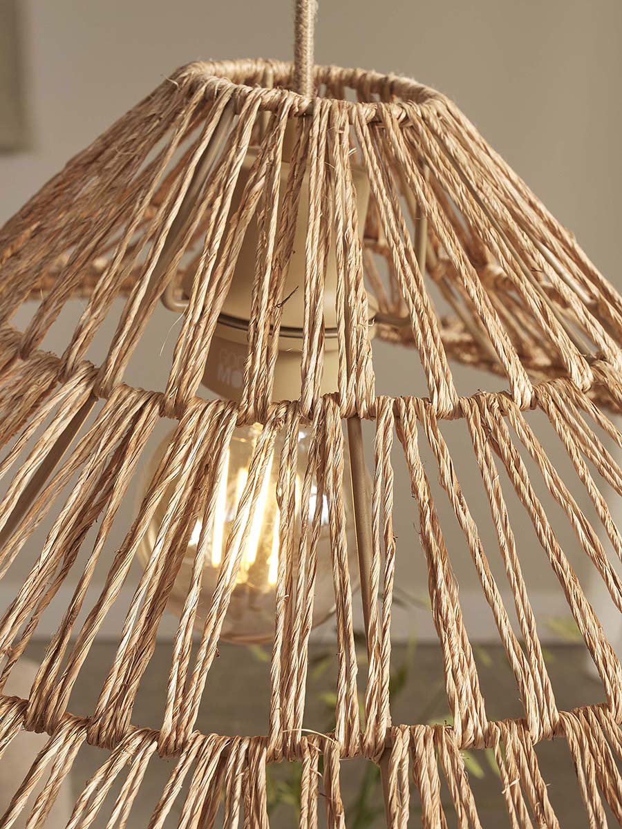 Cuzco Jute Hanging Lamp - WOO .Design