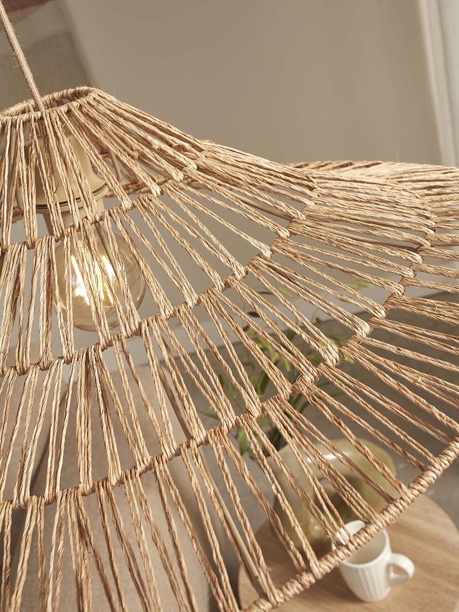 Cuzco Jute Hanging Lamp - WOO .Design