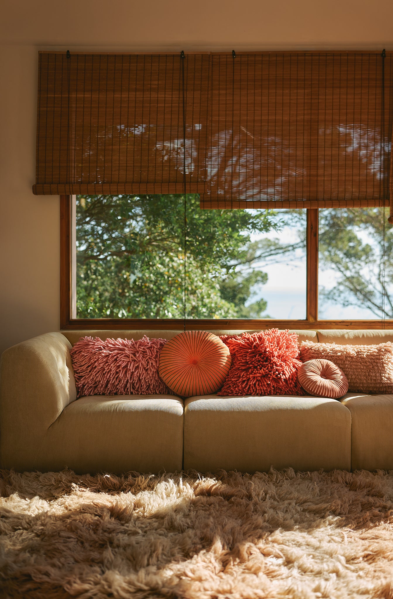 Fluffy Blush Cushion