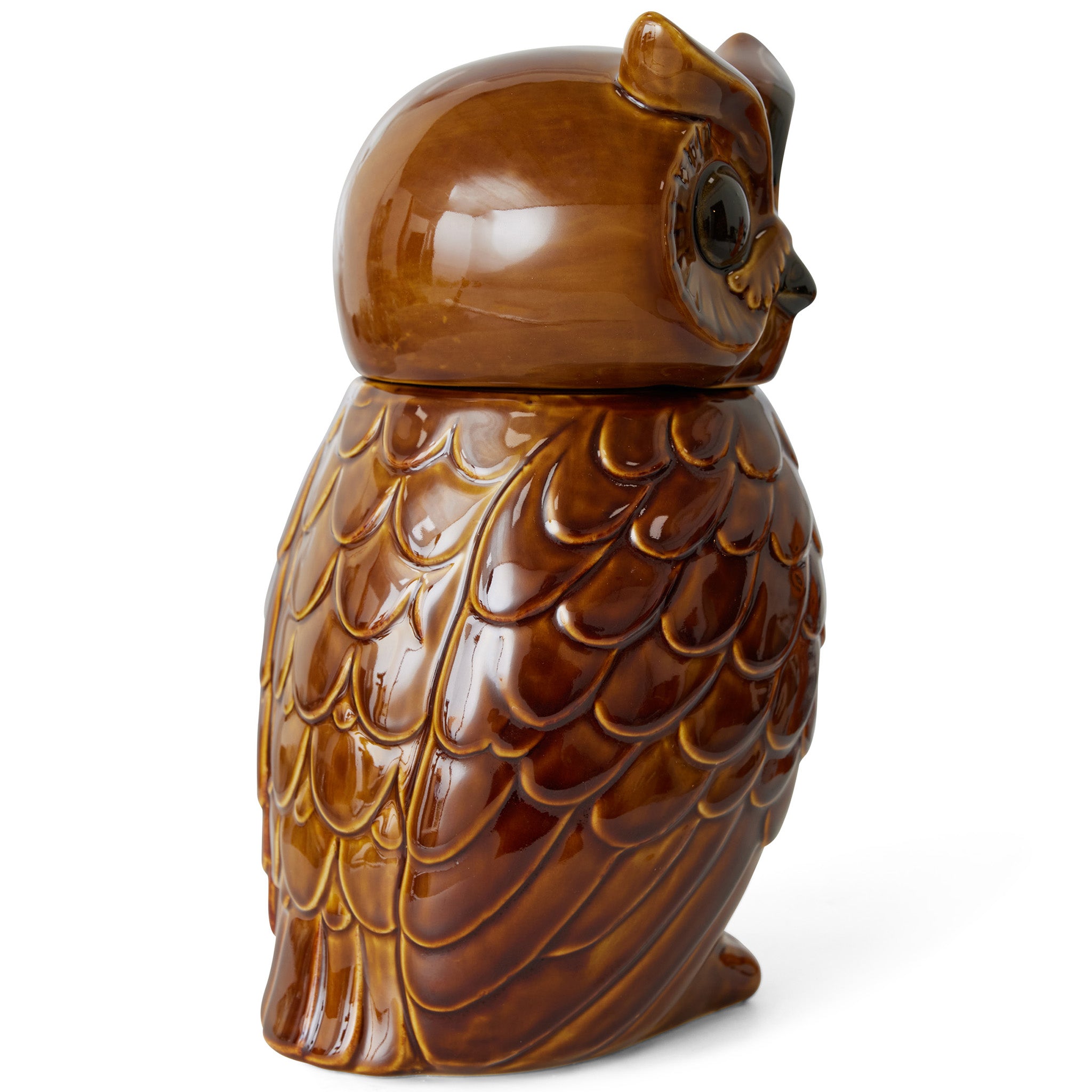 Owl Roasted Ceramic Jar