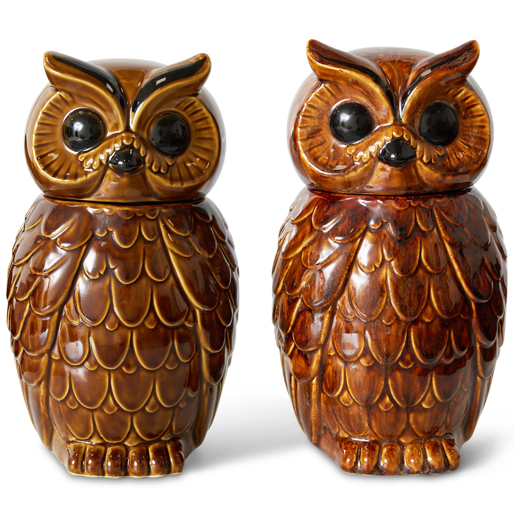 Owl Roasted Ceramic Jar