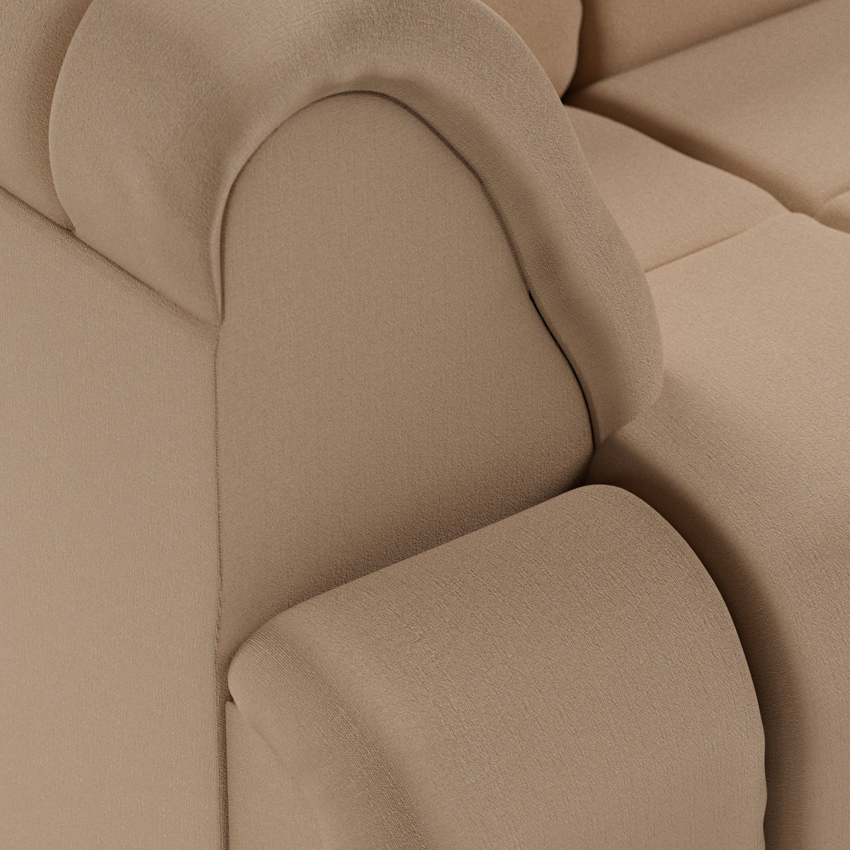 Wave Couch - Element Left High Arm