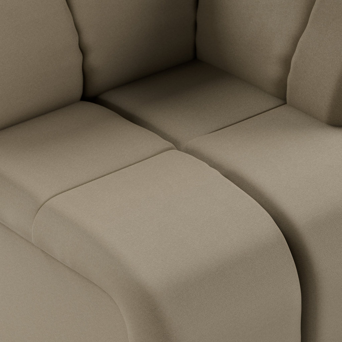 Wave Couch - Element Right High Arm