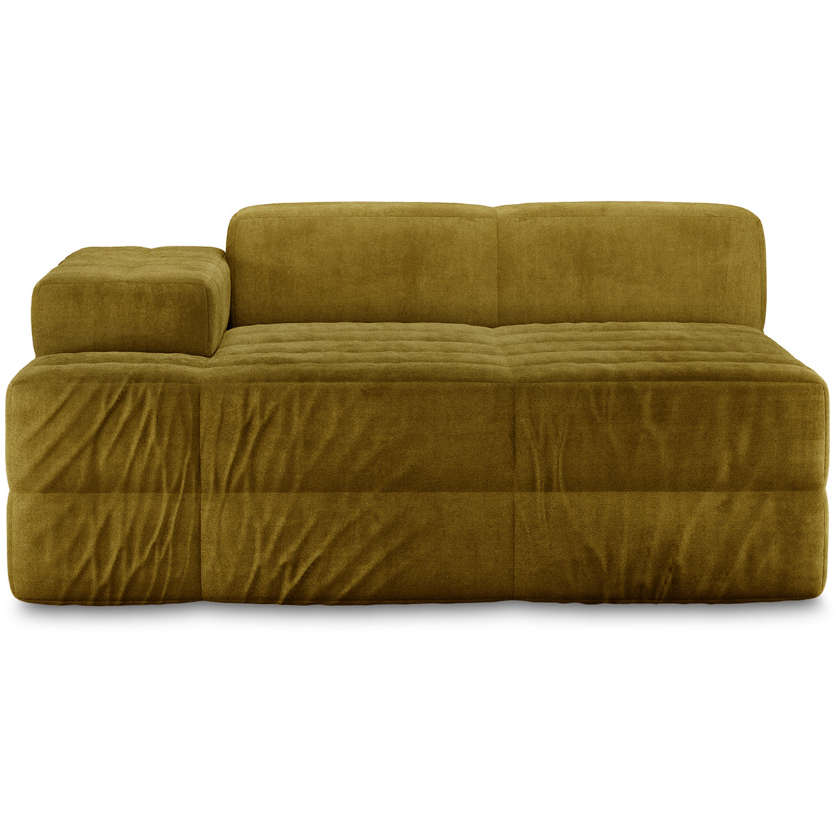 Brut Royal Velvet Sofa - Element Left Divan