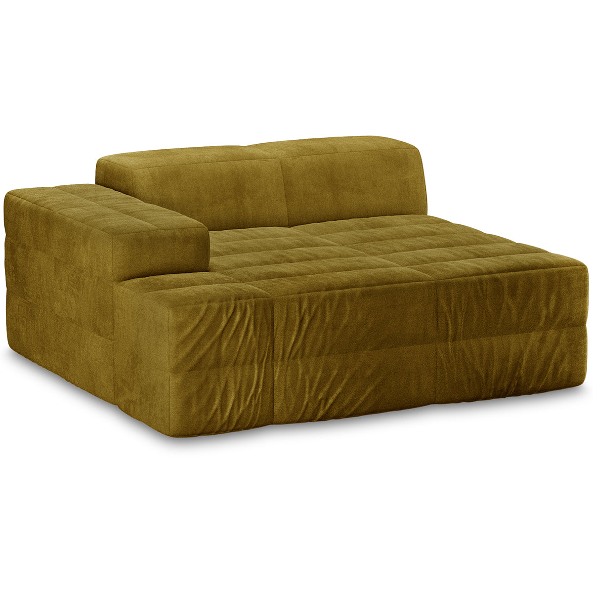 Brut Royal Velvet Sofa - Element Left Divan