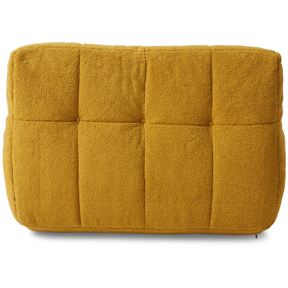 Lazy Ochre Fluffy Lounge Chair