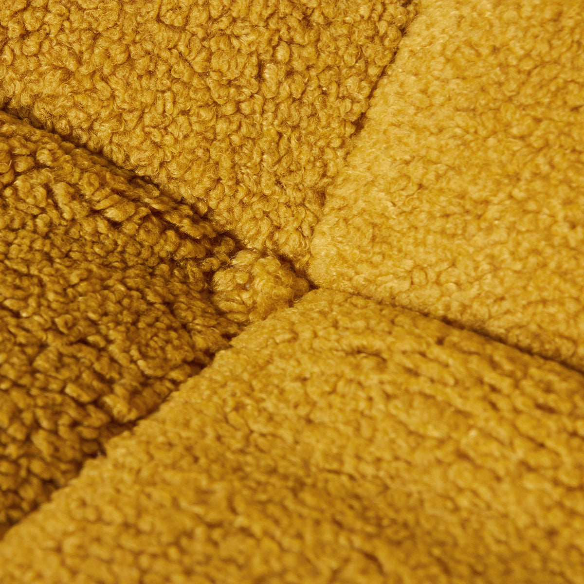 Lazy Ochre Fluffy Lounge Chair