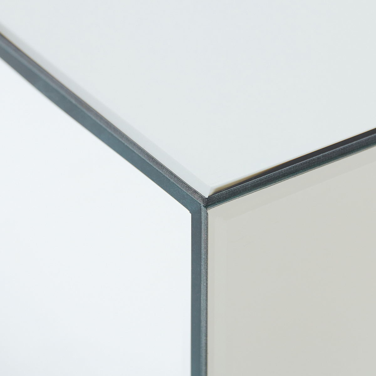 Mirror Block Clear Coffee Table