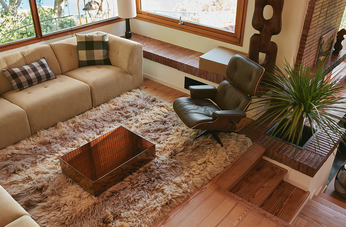 Mirror Block Smokey Brown Coffee Table
